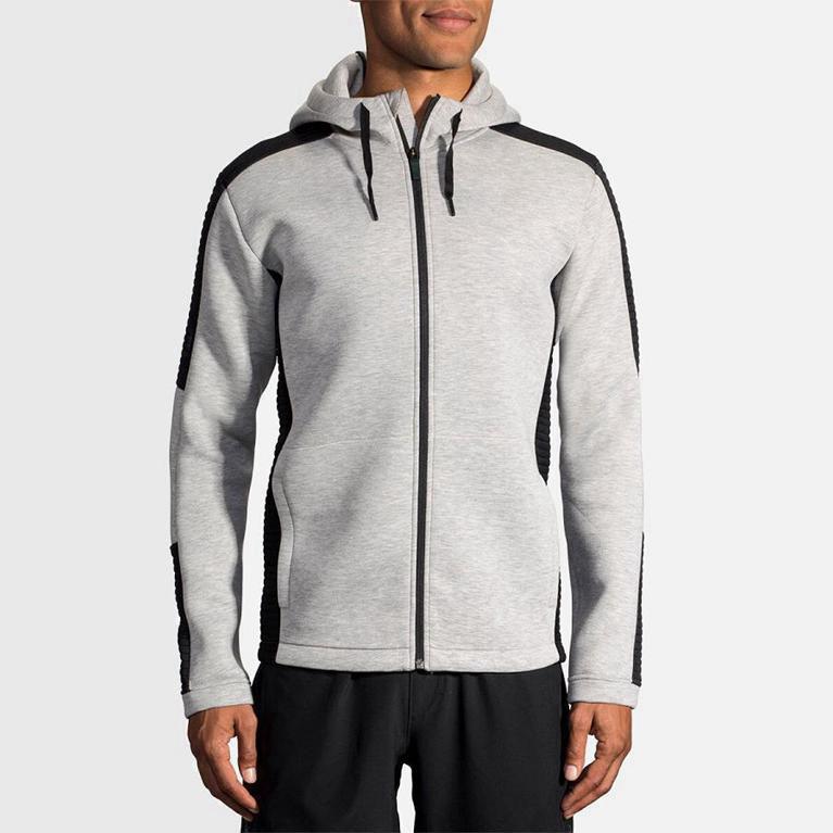 Brooks Interval NZ - Men's Running Jackets - White (72853-VOZY)